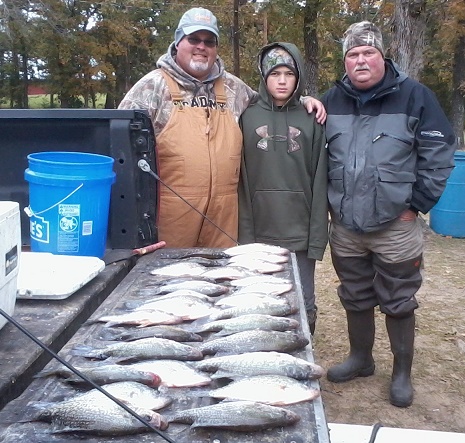 11-15-14 Holiman Keepers with BigCrappie Guides Tx